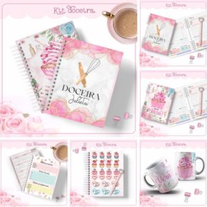 kit agendas doceira arquivo digital planners 1