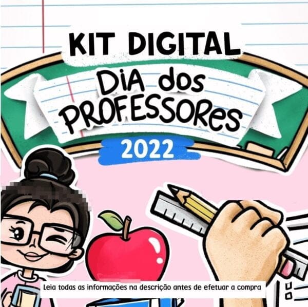 Kit Arquivo Digital Dia Dos Professores Frases Caneca Figura