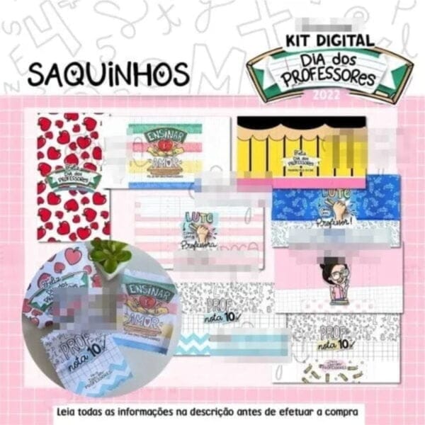 Kit Arquivo Digital Dia Dos Professores Frases Caneca Figura