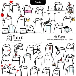 Kit Arquivo Digital Flork Bento Meme Em Png Frases Imagens