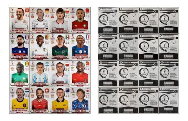 Kit Atualização Figurinhas Copa Mundo Qatar Para Imprimir