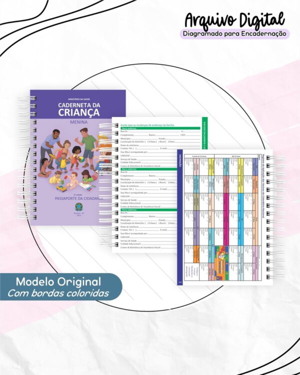 Kit Caderneta de Saúde 6 Edição - Encadernação - Imagem 4