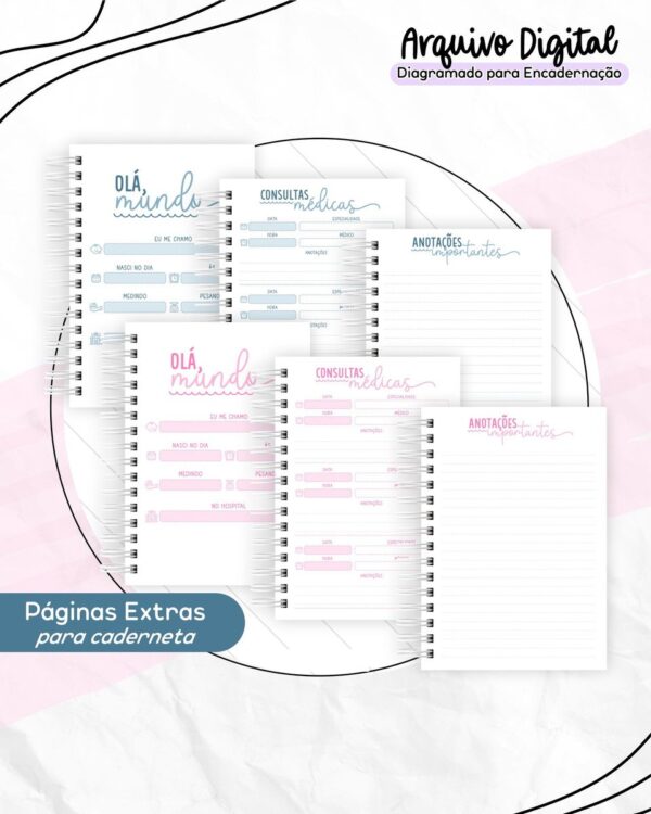 Kit Caderneta de Saúde 6 Edição - Encadernação - Imagem 3