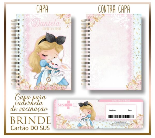 Kit Capa e Cartão Sus Alice - Arquivo Digital