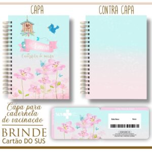 kit capa e cartao sus jardim arquivo digital anotacoes