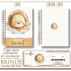 kit capa e cartao sus leaozinho arquivo digital kit capa e cartao sus leaozinho