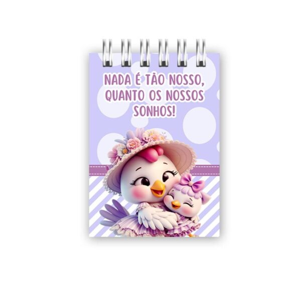 Kit Capas para Bloco A6 Cuddly Chicken- Png - Imagem 2