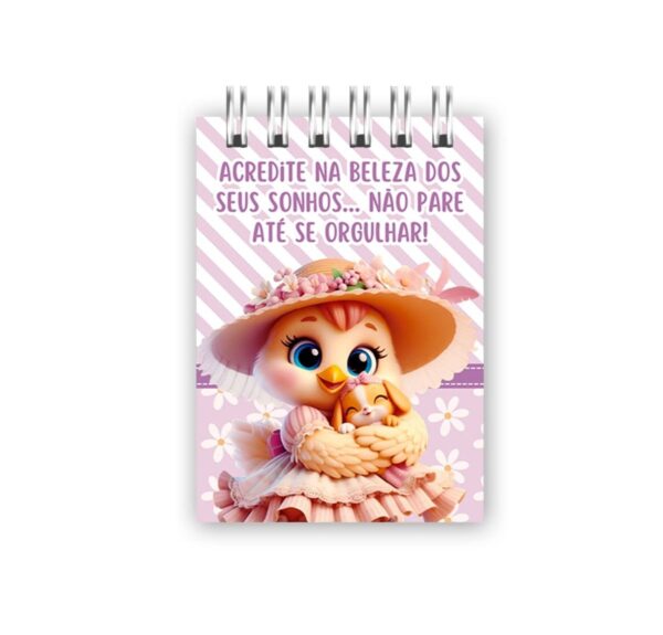 Kit Capas para Bloco A6 Cuddly Chicken- Png - Imagem 3