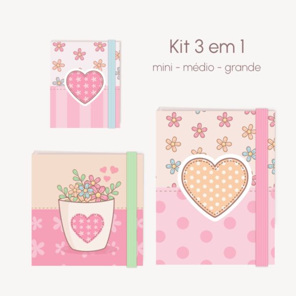 Kit Capinhas Post It Mães - Arquivo Digital