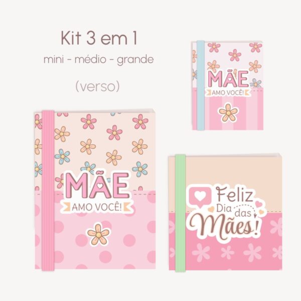 Kit Capinhas Post It Mães - Arquivo Digital