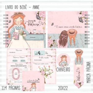 Kit Completo Bebê Anne - Arquivo Digital