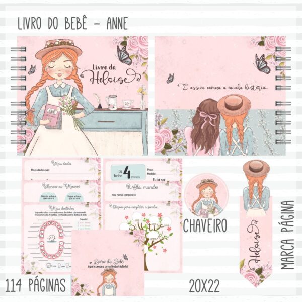 Kit Completo Bebê Anne - Arquivo Digital
