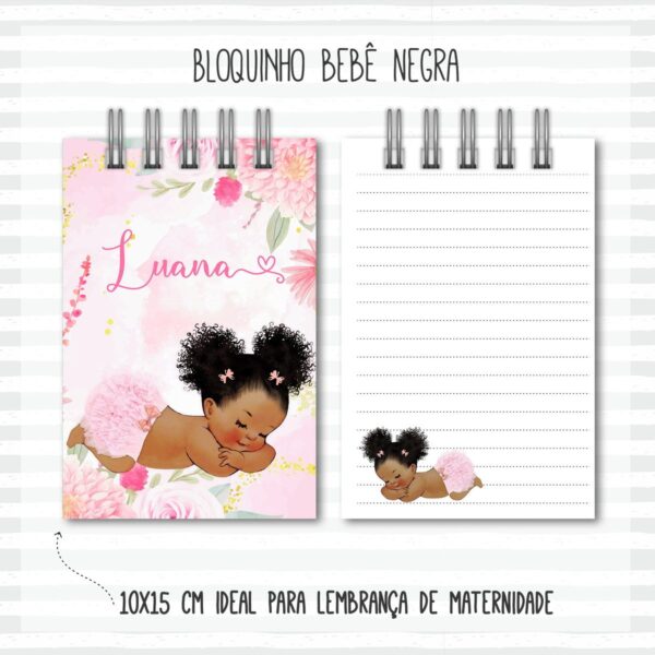 Kit Completo do Bebê Negra Afro - Arquivo Digital - Imagem 3