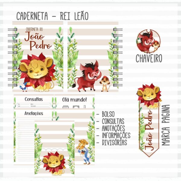Kit Completo do Bebê Rei Leão - Arquivo Digital - Imagem 2