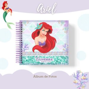 kit completo infantil ariel arquivo digital papelaria 1
