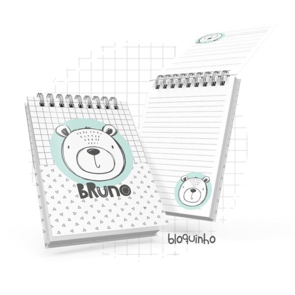 Kit Completo Maternidade Urso Escandinavo - Arquivo Digital - Imagem 3