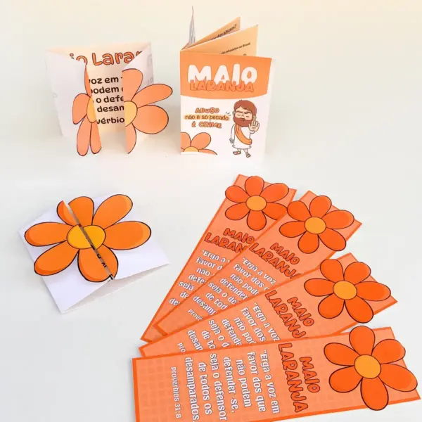 Kit Criativo Maio Laranja Png Para Artesanato E Personalizados 3