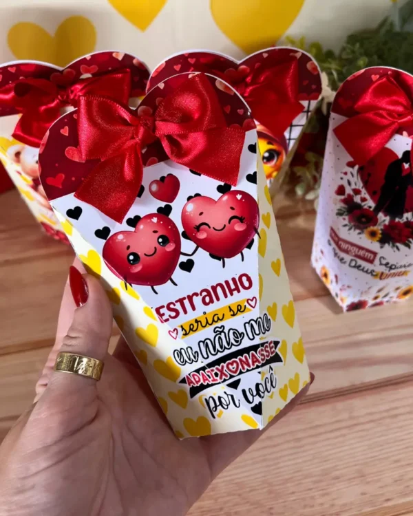 Kit de Papelaria Dia dos Namorados - Criações com Ursinhos