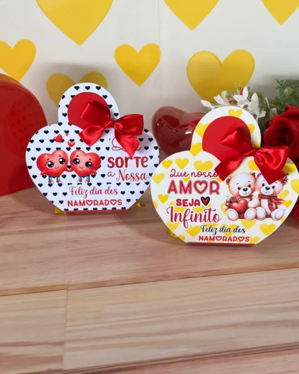 Kit de Papelaria Dia dos Namorados - Criações com Ursinhos