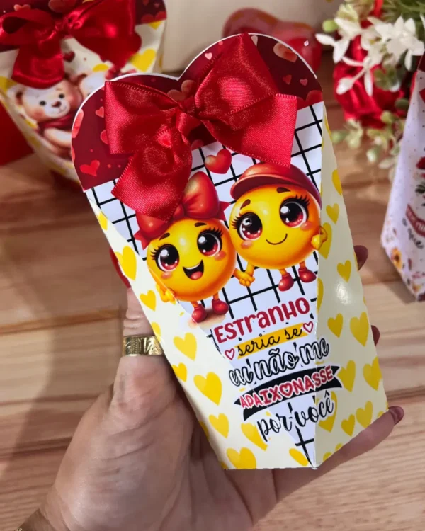 Kit de Papelaria Dia dos Namorados - Criações com Ursinhos