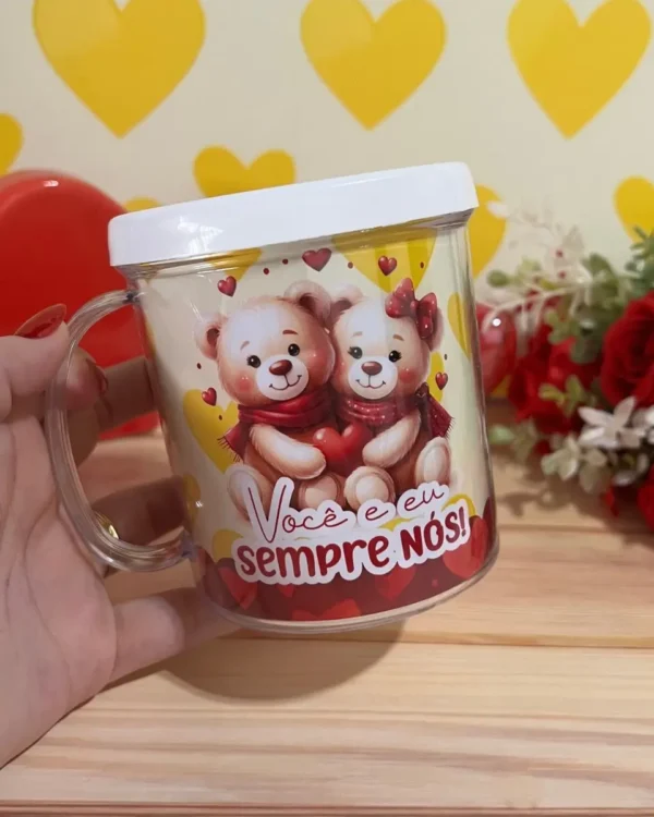 Kit de Papelaria Dia dos Namorados - Criações com Ursinhos