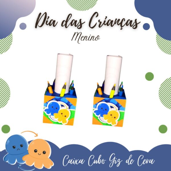 Kit Dia das crianças Polvinho Menino - Arquivo Digital