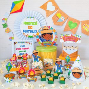 kit digital arraia menino so um bolinho arq digital arraia