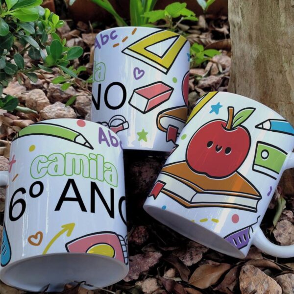 Kit Digital Artes Canecas Sublimar Escolar