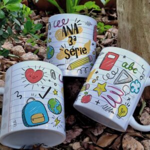 Kit Digital Artes Canecas Sublimar Escolar