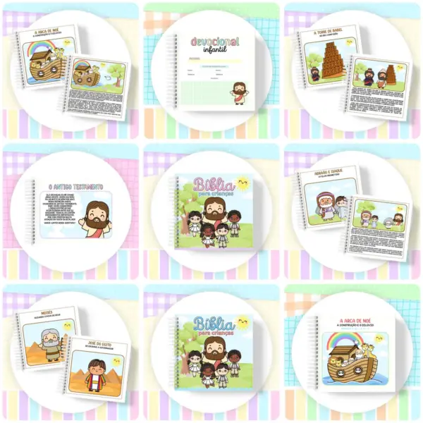 Kit Digital Biblia Para Criancas Historias Biblicas Em Pdf 5