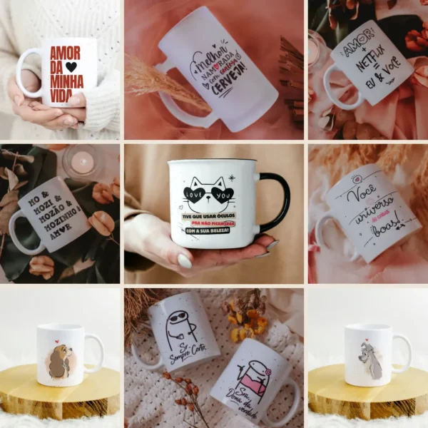 Kit Digital Caneca Dia dos Namorados - Sublimação Criativa