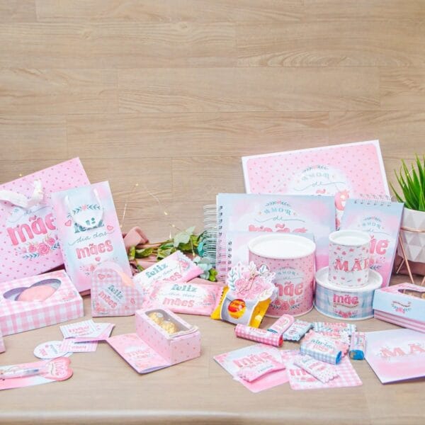 Kit Digital Completo Amor De Mãe Encadernação + Imprimíveis