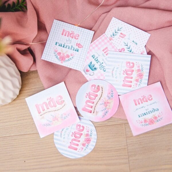 Kit Digital Completo Amor De Mãe Encadernação + Imprimíveis