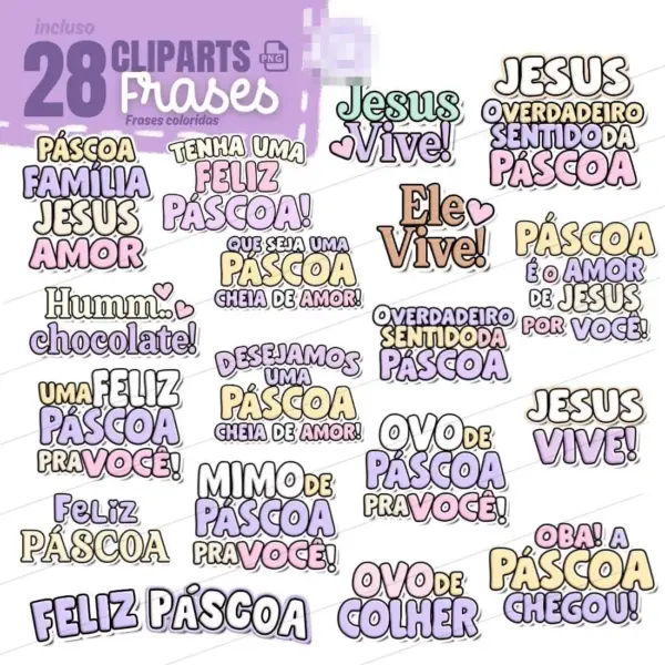 Kit Digital De Pascoa Com Tematica Lilas Para Artesanato Em Papel 4