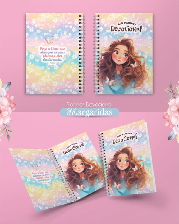 Kit Digital Devocional Forte & Corajosa Bloquinho + Planner