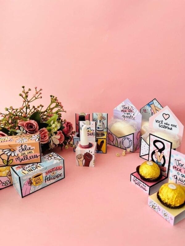 Kit Digital Dia Da Mulher 2023 Brindes Mimos Personalizados