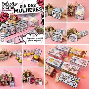 Kit Digital Dia Da Mulher 2023 Brindes Mimos Personalizados