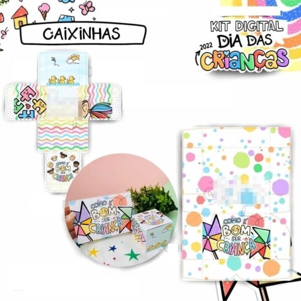Kit Digital Dia Das Crianças Arquivo Completo Ilustrações