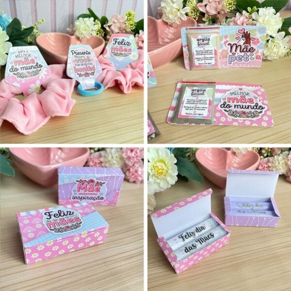 Kit Digital Dia Das Mães Corte E Montagem Personalizados