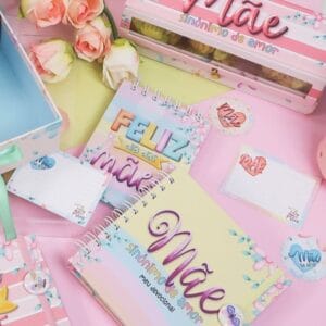 Kit Digital Dia Das Mães + Encadernação Caderno Receitas