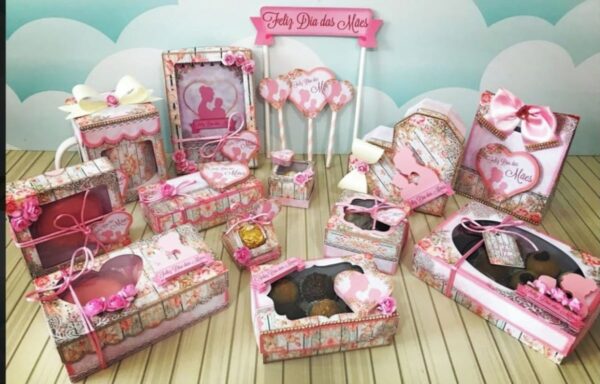 Kit Digital Dia das Mães Rosa