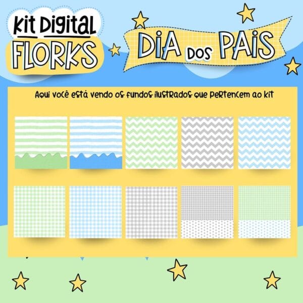 Kit Digital Dia Dos Pais Flork Frases Engraçadas Sublimação