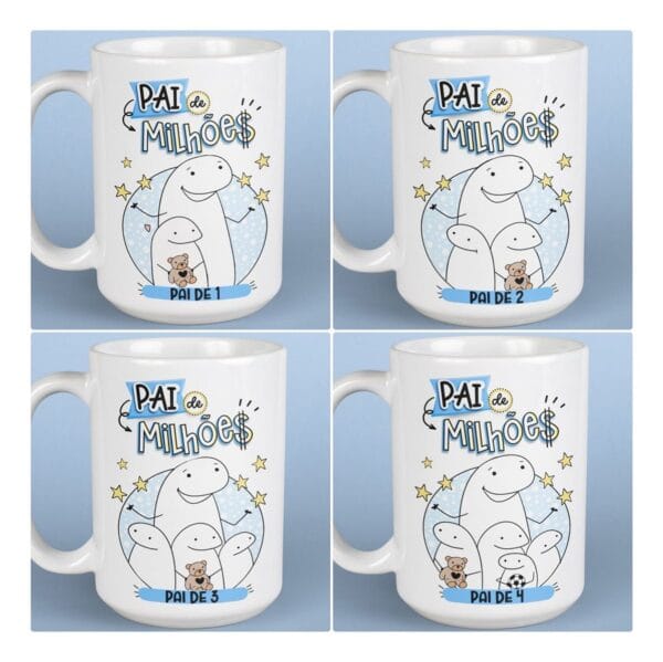 Kit Digital Dia Dos Pais Flork Frases Engraçadas Sublimação