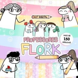Kit Digital Dia Dos Professores Flork +150 Arquivos Figuras