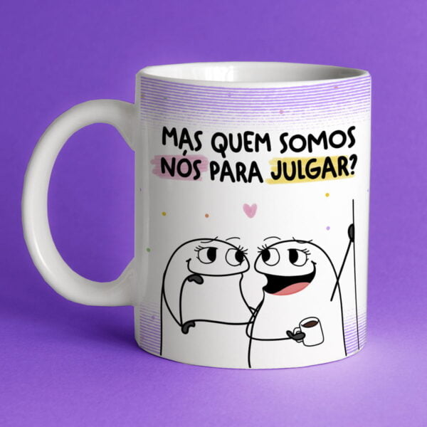 Kit Digital Flork Amigas Frases Engraçadas Sublimação Caneca