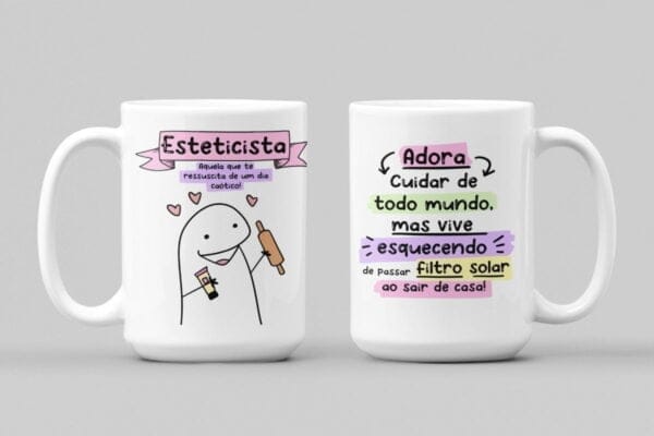 Kit Digital Flork Profissões Psicóloga Professora Dentista..