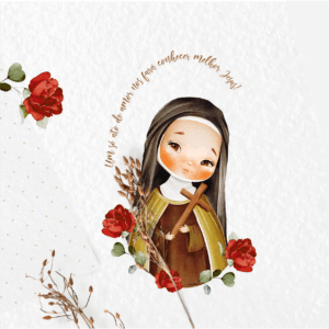 Kit Digital Ilustrações Aquareladas Santa Terezinha Imagens