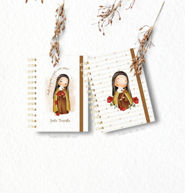 Kit Digital Ilustrações Aquareladas Santa Terezinha Imagens