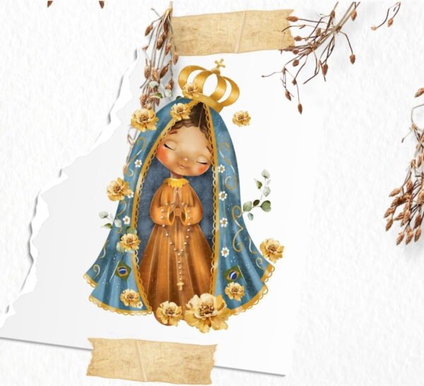 Kit Digital Ilustracoes Nossa Senhora Aparecida Santinhos 2