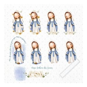 Kit Digital Ilustrações Nossa Senhora Das Graças Imagens Png